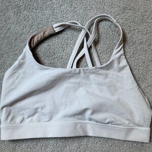 lululemon Energy Adjustable Bra White Size 8 B–D Cups